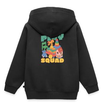 Éducateur de la petite enfance Kader - Sweat Premium à capuche enfant bio - noir - Dos - AI Model Kid Male (0cm)