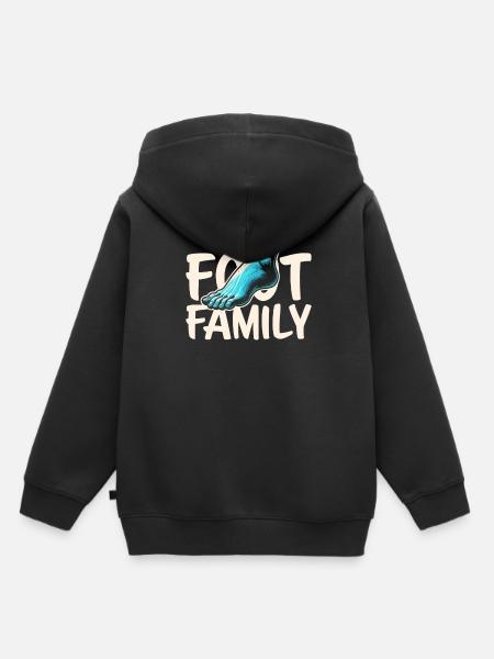 Fußpfleger Team - Kinder Premium Organic Hoodie - Schwarz