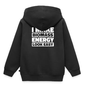 Forgeron métallurgiste - Sweat Premium à capuche enfant bio - noir - Dos - AI Model Kid Male (0cm)
