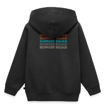 Ingénieur du son Ingénieur du son Kader - Sweat Premium à capuche enfant bio - noir - Dos - AI Model Kid Male (0cm)