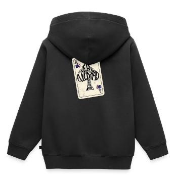 Ace Of Spades Were All Mad Here - mad hatter - Kids Premium Organic Hoodie - black - Back - AI Model Kid Male (0cm)