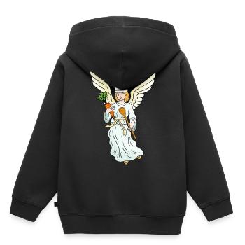Angel Cook Heavenly Cooking Cook Cooks Cooking Coast - Kids Premium Organic Hoodie - black - Back - AI Model Kid Male (0cm)