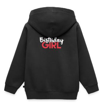 Birthday Girl Shirt - Gift - Kids Premium Organic Hoodie - black - Back - AI Model Kid Male (0cm)