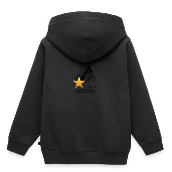 Alexander Hamilton - Kids Premium Organic Hoodie - black - Back - AI Model Kid Male (0cm)
