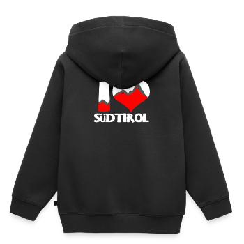 Südtirol Tyrol du Sud - Sweat Premium à capuche enfant bio - noir - Dos - AI Model Kid Male (0cm)