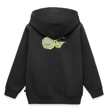 Komet Geschenk Kind Sohn Weltall Astronaut Stern - Kinder Premium Organic Hoodie - Schwarz - Hinten - AI Model Kid Male (0cm)