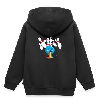 Bowling bowling rainbow - Kids Premium Organic Hoodie - black - Back - AI Model Kid Male (0cm)
