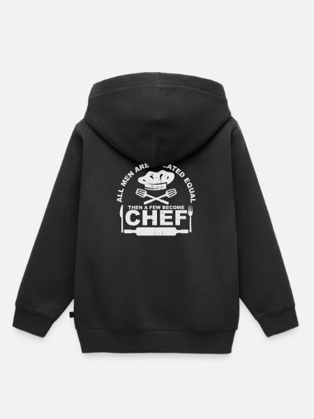 Chefkoch - Kinder Premium Organic Hoodie - Schwarz