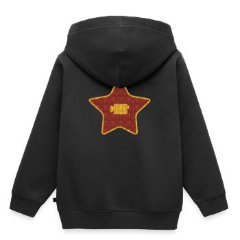 Kameramann / Film - Kinder Premium Organic Hoodie - Schwarz - Hinten - AI Model Kid Male (0cm)