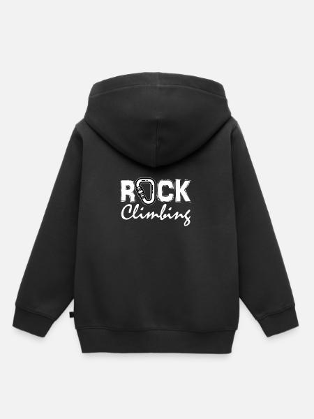 Karabiner - Kinder Premium Organic Hoodie - Schwarz