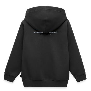 Retro Computer Screen message - Kids Premium Organic Hoodie - black - Back - AI Model Kid Male (0cm)