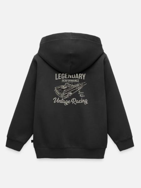Racing - Kinder Premium Organic Hoodie - Schwarz