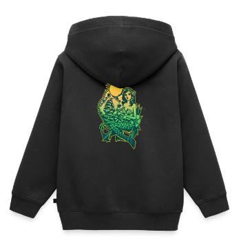 Mermaid mermaid mermaid fairy tale - Kids Premium Organic Hoodie - black - Back - AI Model Kid Male (0cm)