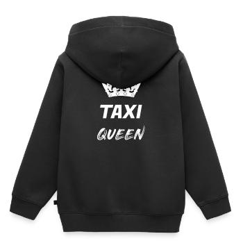 Taxi drôle sort chauffeur de taxi cadeau - Sweat Premium à capuche enfant bio - noir - Dos - AI Model Kid Male (0cm)