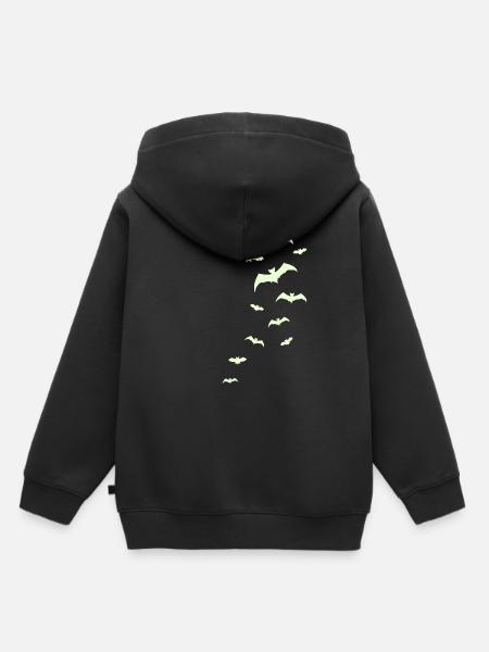 Halloween - Fledermäuse - Kinder Premium Organic Hoodie - Schwarz