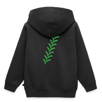 Landwirt Shirt Geschenk Bauer Traktor Farmer - Kinder Premium Organic Hoodie - Schwarz - Hinten - AI Model Kid Male (0cm)