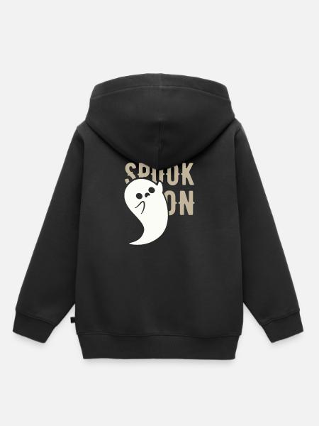Spook on - Kinder Premium Organic Hoodie - Schwarz