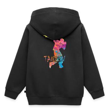 Hors de la piste, je dois danser les danseurs - Sweat Premium à capuche enfant bio - noir - Dos - AI Model Kid Male (0cm)