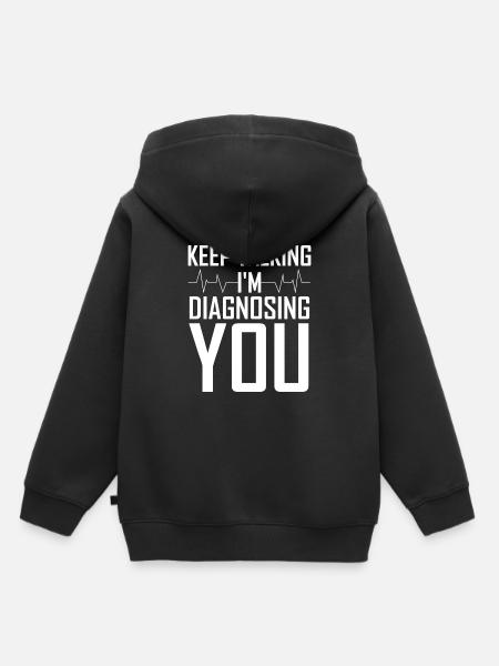 Psychologie - Kinder Premium Organic Hoodie - Schwarz