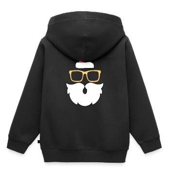 santa Santa Claus Christmas Nicholas - Kids Premium Organic Hoodie - black - Back - AI Model Kid Male (0cm)