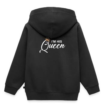 DANS SA REINE - Sweat Premium à capuche enfant bio - noir - Dos - AI Model Kid Male (0cm)