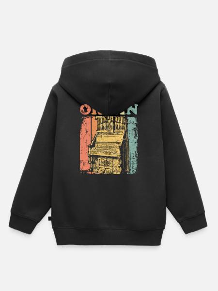 Orgel - Kinder Premium Organic Hoodie - Schwarz