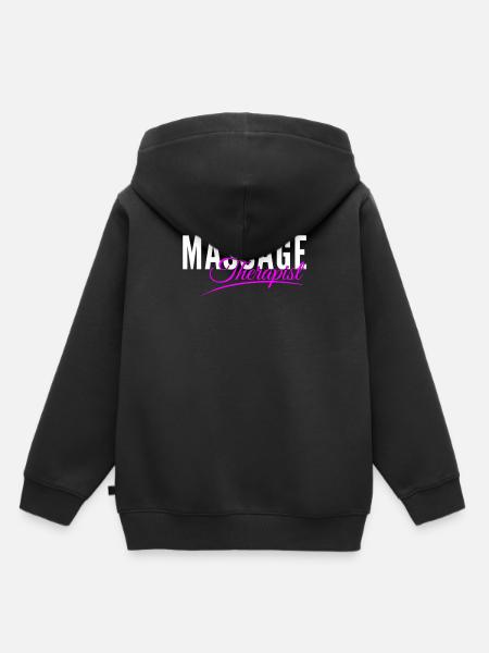 massage therapist - Kinder Premium Organic Hoodie - Schwarz