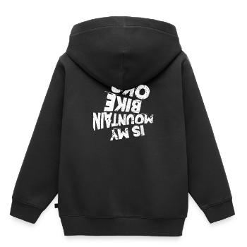 mountain bike - Kids Premium Organic Hoodie - black - Back - AI Model Kid Male (0cm)