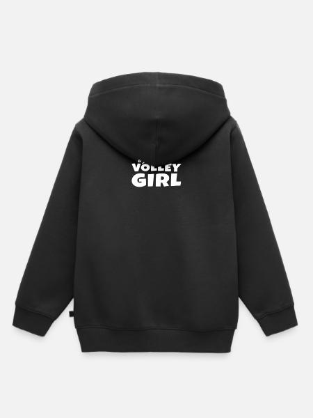 Volley Ball Girls Design - Kinder Premium hoodie biologisch - zwart