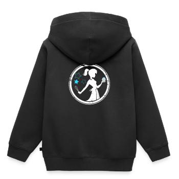 Cupcake Fee Konditor Geschenk Frau - Kinder Premium Organic Hoodie - Schwarz - Hinten - AI Model Kid Male (0cm)