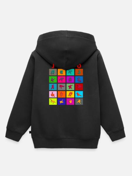 Judo Griffe - Training - Tshirt - Geschenkidee - Kinder Premium Organic Hoodie - Schwarz