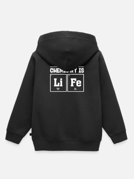Chemistry Is Life - Kinder Premium Organic Hoodie - Schwarz