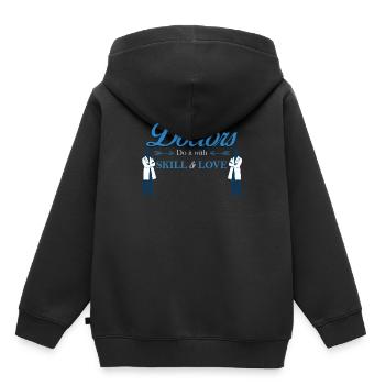 Arzt Ärzte Doc Doktor Mediziner Medizin Geschenk - Kinder Premium Organic Hoodie - Schwarz - Hinten - AI Model Kid Male (0cm)