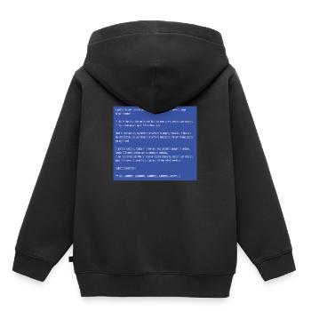 Dies ist ein perfektes Geschenk für Computerbenutzer - Kinder Premium Organic Hoodie - Schwarz - Hinten - AI Model Kid Male (0cm)
