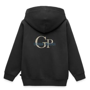 Deutsch Pinscher - Kinder Premium Organic Hoodie - Schwarz - Hinten - AI Model Kid Male (0cm)