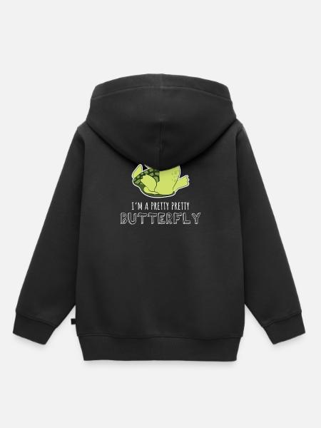 Leuke grappige schildpad zeeschildpadden Gift Turtle minnaar - Premium børne hættetrøje økologisk - sort