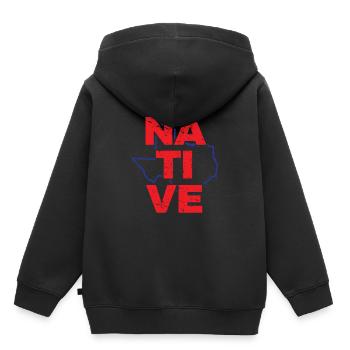 TX Texas Native Gift for Home State Pride - Kids Premium Organic Hoodie - black - Back - AI Model Kid Male (0cm)