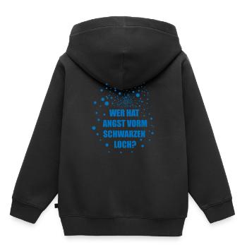 Astronomie - Kinder Premium Organic Hoodie - Schwarz - Hinten - AI Model Kid Male (0cm)