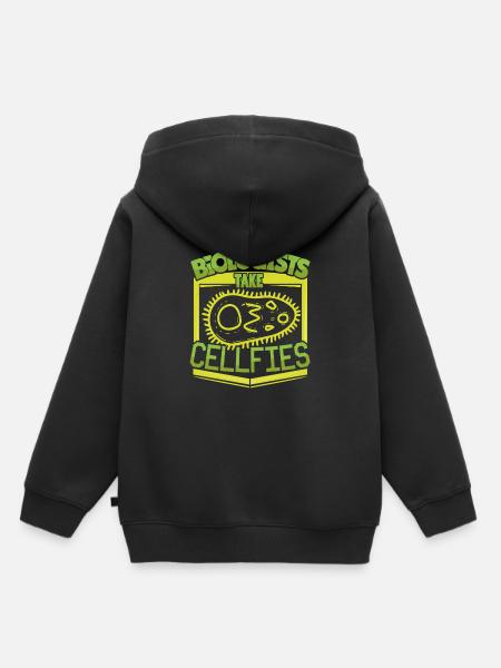 CellFies Biologe - Kinder Premium Organic Hoodie - Schwarz
