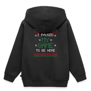 Gamer Streamer Weihnachten Haesslich - Kinder Premium Organic Hoodie - Schwarz - Hinten - AI Model Kid Male (0cm)