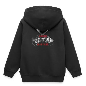 Death Metal - Sweat Premium à capuche enfant bio - noir - Dos - AI Model Kid Male (0cm)