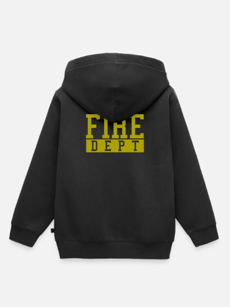 Feuerwehr Station - Kinder Premium Organic Hoodie - Schwarz