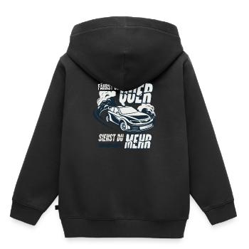 Driften Spruch Drift - Kinder Premium Organic Hoodie - Schwarz - Hinten - AI Model Kid Male (0cm)