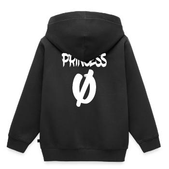 princess daughter niece granddaughter child children sweet - Kids Premium Organic Hoodie - black - Back - AI Model Kid Male (0cm)
