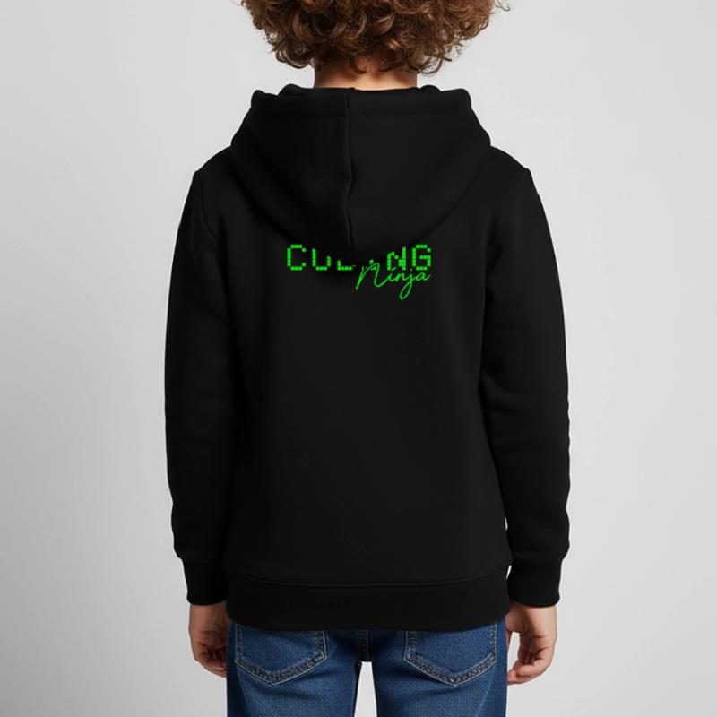 Code Coding Ninja Kids Premium Organic Hoodie