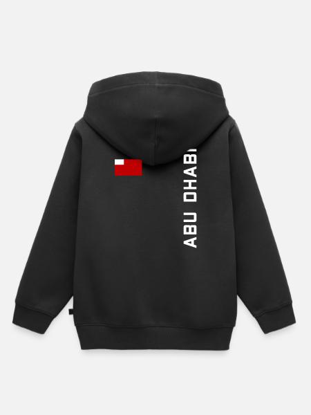 ABU DHABI SHIRT - Kinder Premium Organic Hoodie - Schwarz