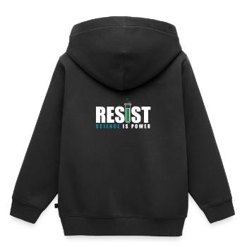 Science cadeau science - Sweat Premium à capuche enfant bio - noir - Dos - AI Model Kid Male (0cm)