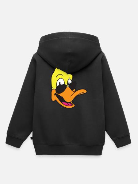 ankka - Lasten Premium huppari luomu - musta