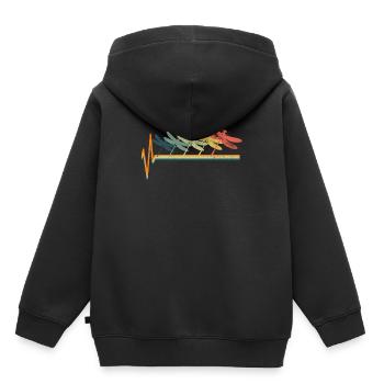Libellule - Sweat Premium à capuche enfant bio - noir - Dos - AI Model Kid Male (0cm)