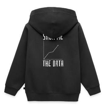 Data Science Computer Science - Kids Premium Organic Hoodie - black - Back - AI Model Kid Male (0cm)